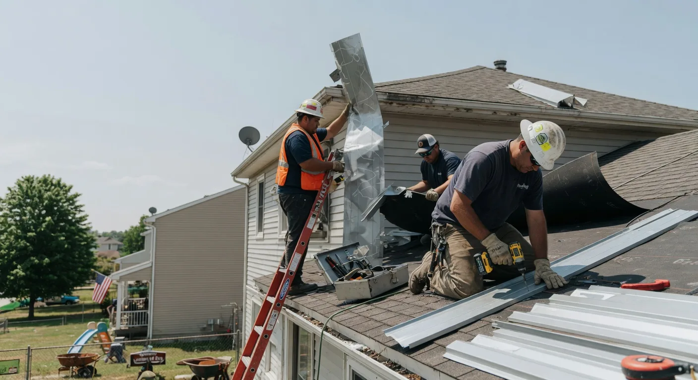 Storm Damage Metal Roof Repair in Camp Creek, WV